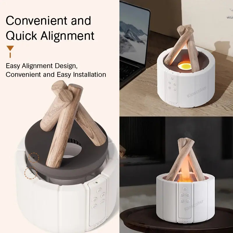 Simulated Flame Aroma Diffuser